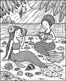 Mermaids Magic Painting Book GB - Paperback / softback