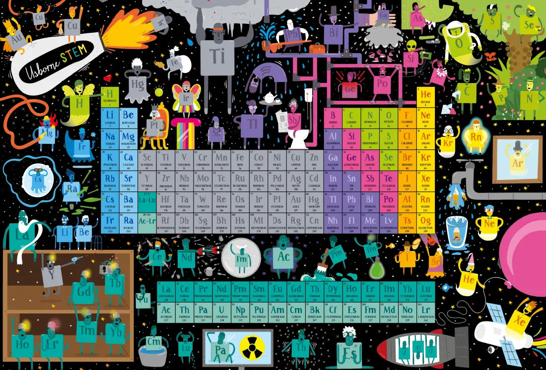 Usborne Book and Jigsaw Periodic Table GB - Paperback / softback