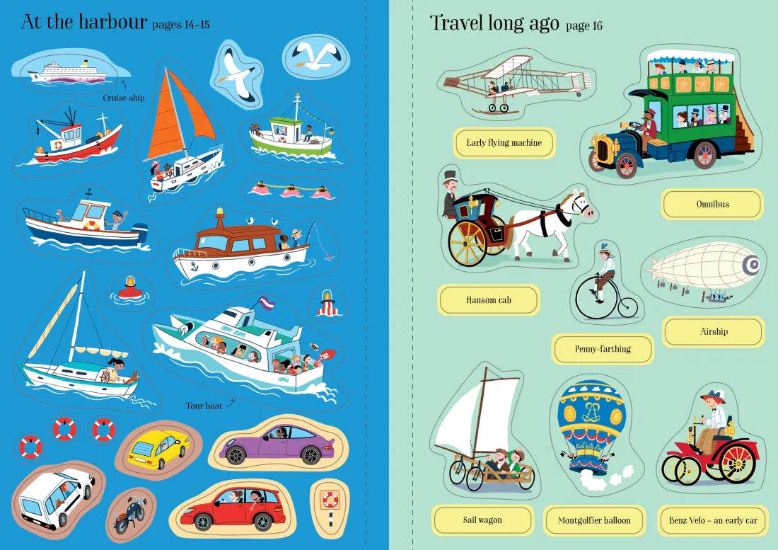 Little First Stickers Travel GB - Paperback / softback