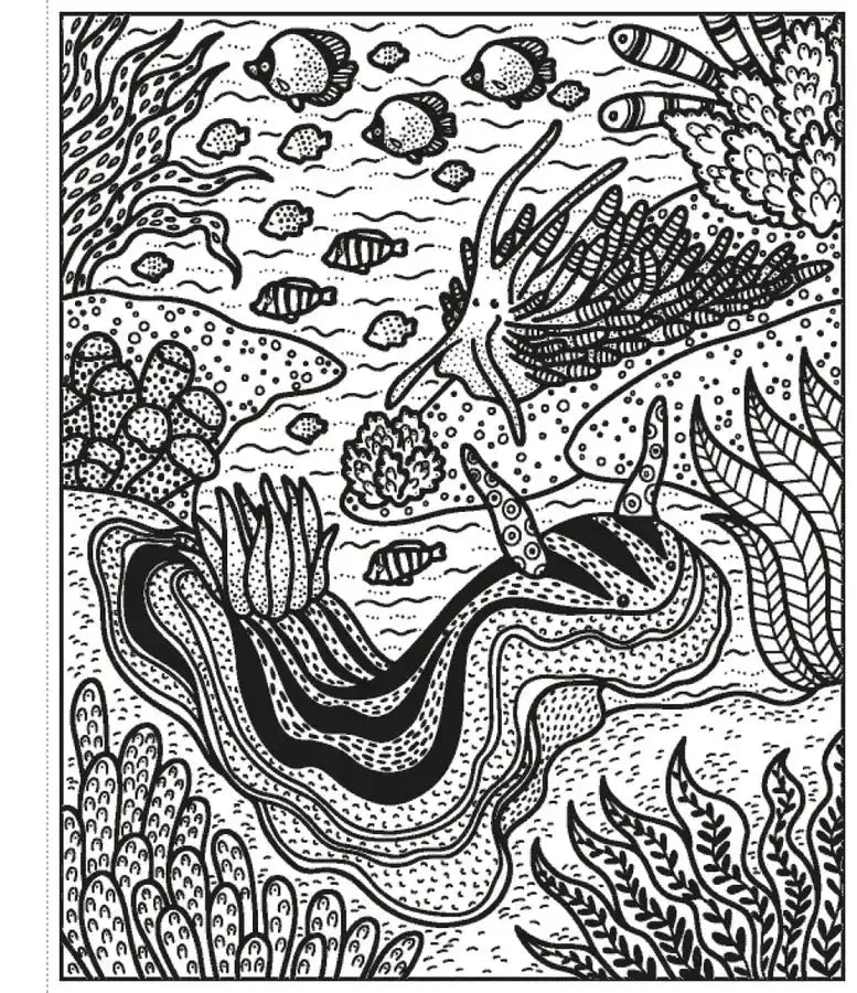 Coral Reef Magic Painting Book GB - Paperback / softback