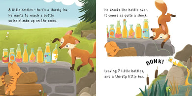 Ten little bottles ...sitting on the wall GB - Board book