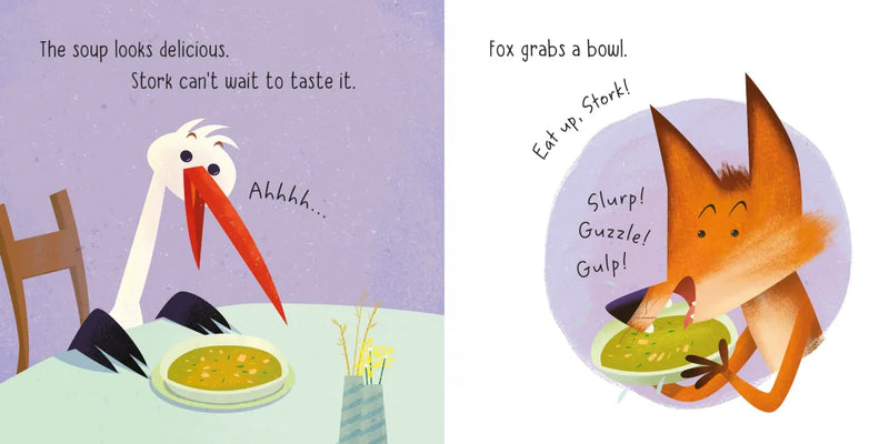 The Fox and the Stork GB - Board book