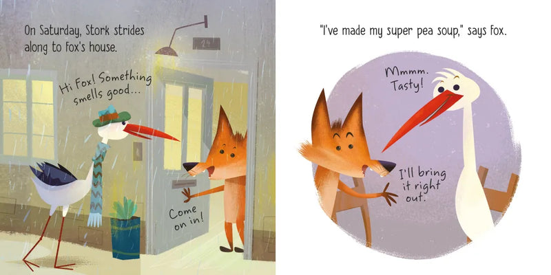 The Fox and the Stork GB - Board book