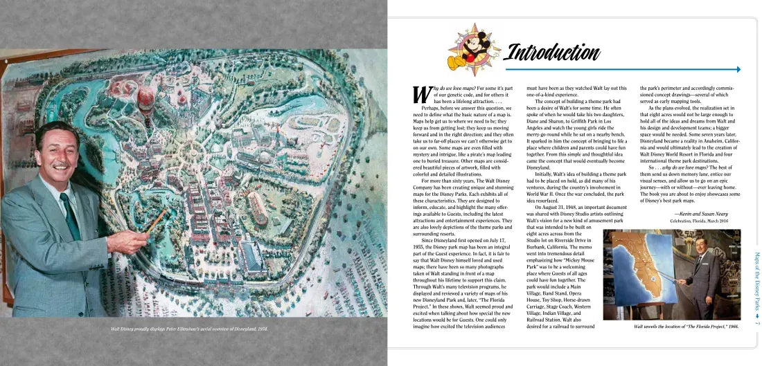 Maps of the Disney Parks US - Hardback