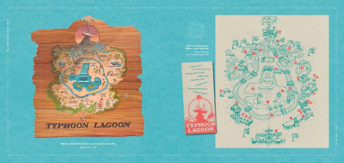 Maps of the Disney Parks US - Hardback
