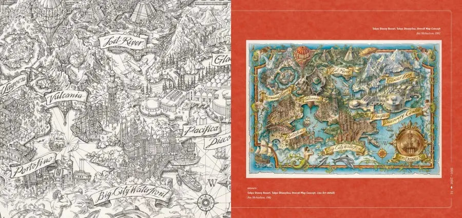 Maps of the Disney Parks US - Hardback