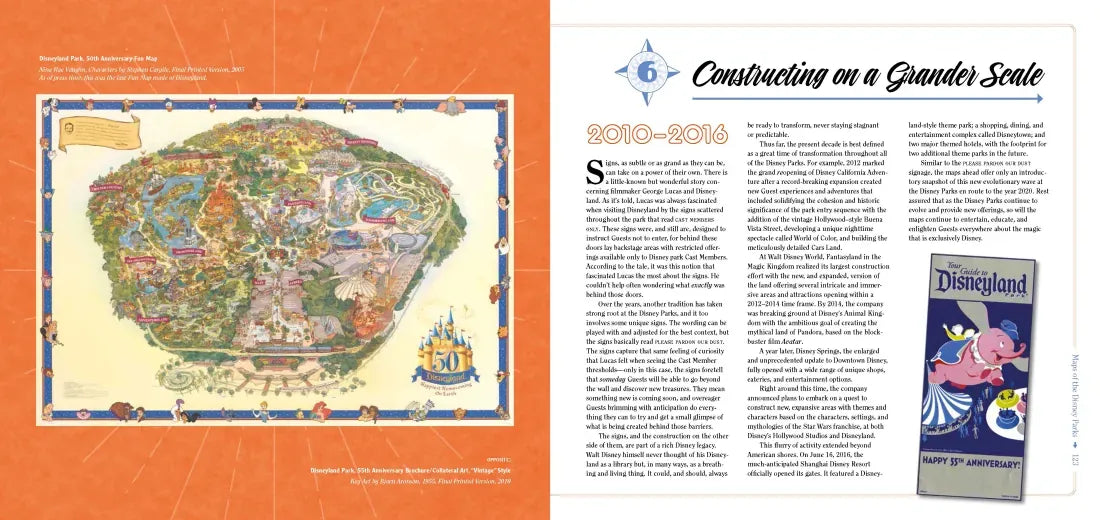 Maps of the Disney Parks US - Hardback