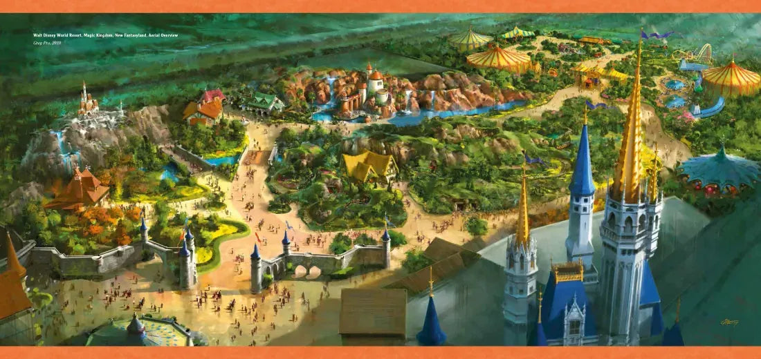 Maps of the Disney Parks US - Hardback