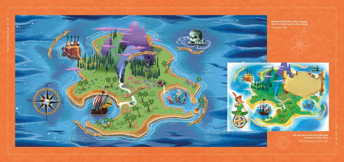 Maps of the Disney Parks US - Hardback