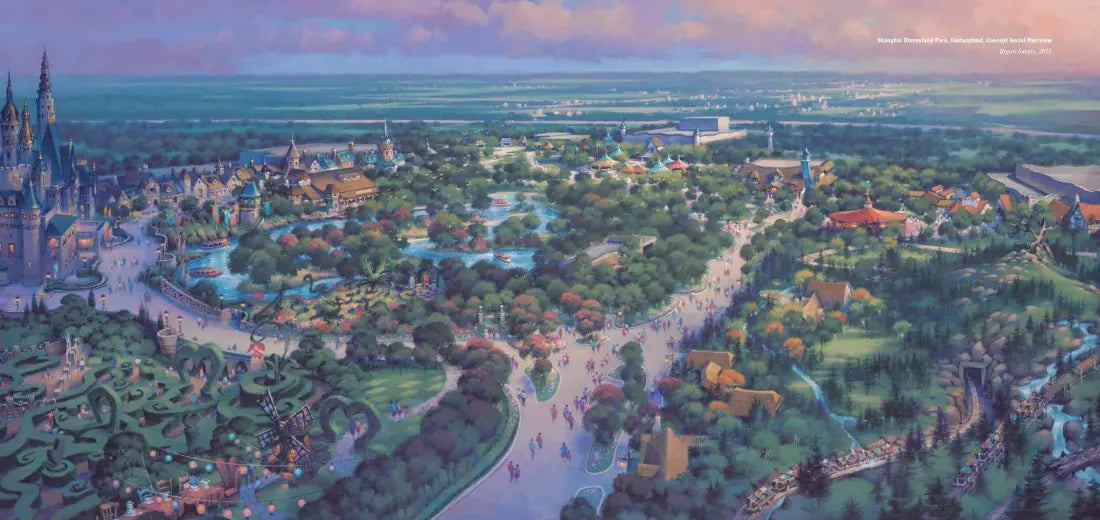 Maps of the Disney Parks US - Hardback