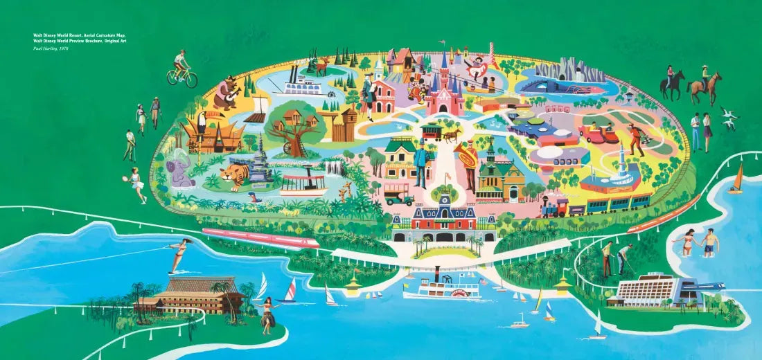 Maps of the Disney Parks US - Hardback