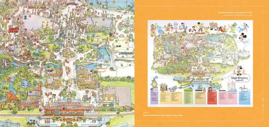 Maps of the Disney Parks US - Hardback