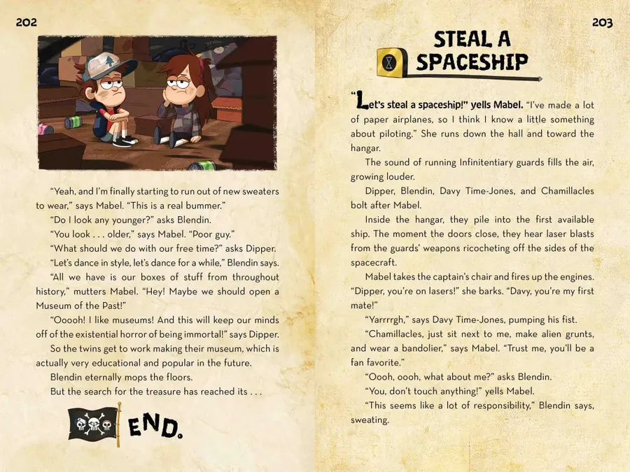 Gravity Falls:: Dipper and Mabel and the Curse of the Time Pirates' Treasure! US - Hardback