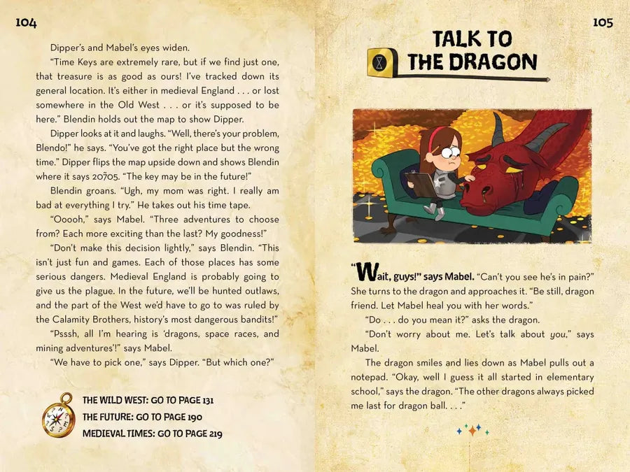 Gravity Falls:: Dipper and Mabel and the Curse of the Time Pirates' Treasure! US - Hardback