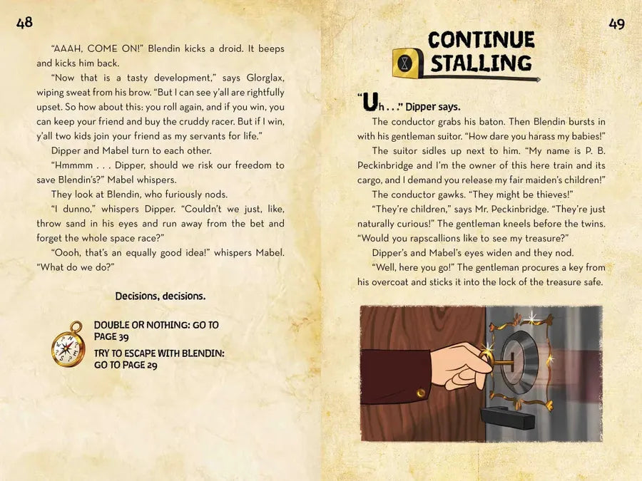 Gravity Falls:: Dipper and Mabel and the Curse of the Time Pirates' Treasure! US - Hardback