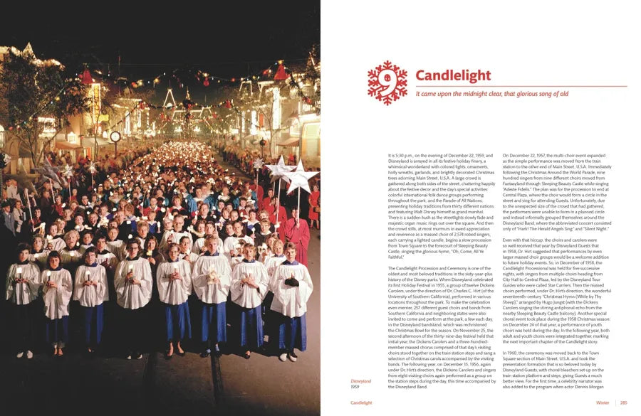 Holiday Magic at the Disney Parks US - Hardback