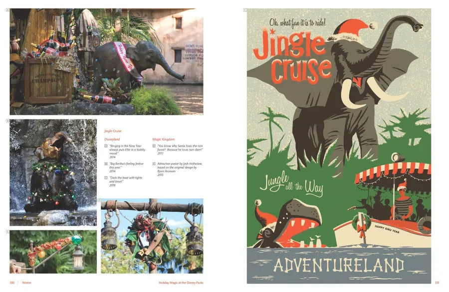 Holiday Magic at the Disney Parks US - Hardback