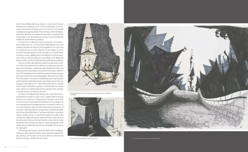 Tim Burton's The Nightmare Before Christmas Visual Companion US - Hardback