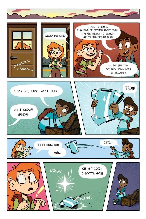 Minecraft: Open World--Into the Nether (Graphic Novel) US - Paperback / softback