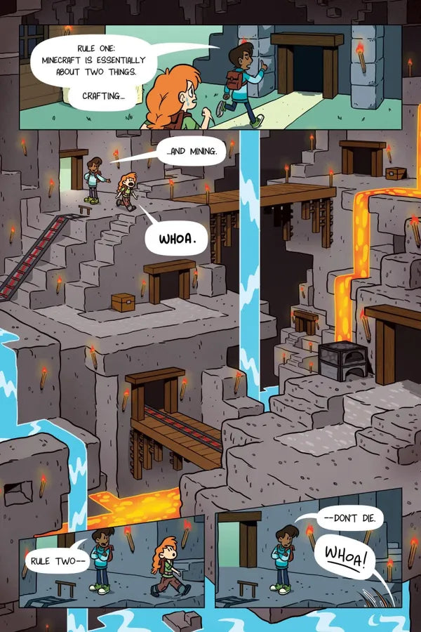 Minecraft: Open World--Into the Nether (Graphic Novel) US - Paperback / softback