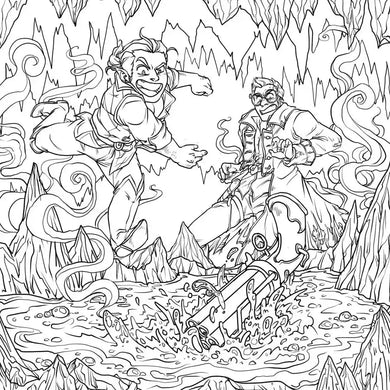 Critical Role: Vox Machina Coloring Book US - Paperback / softback