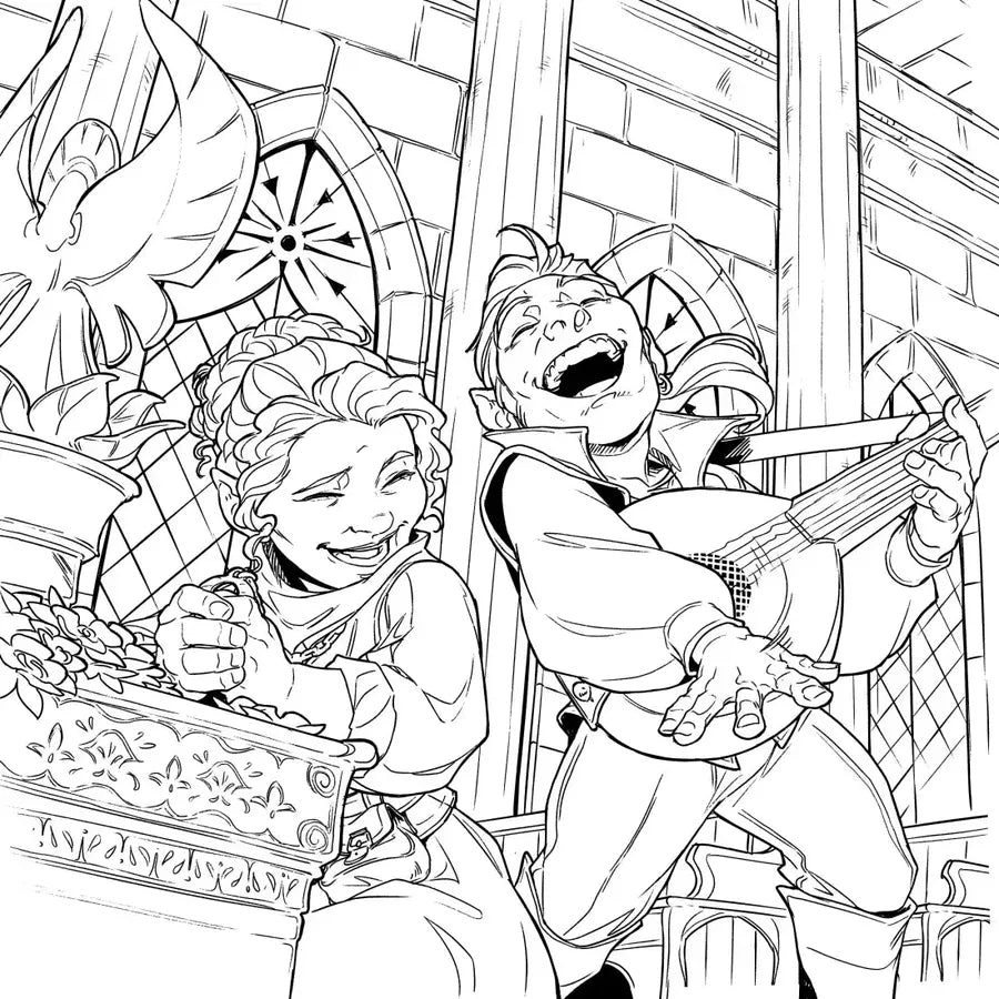 Critical Role: Vox Machina Coloring Book US - Paperback / softback