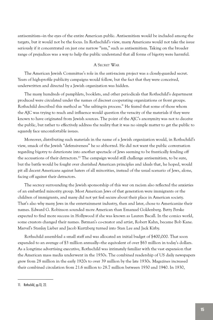 Cartoonists Against Racism: The Secret Jewish War on Bigotry US - Paperback / softback