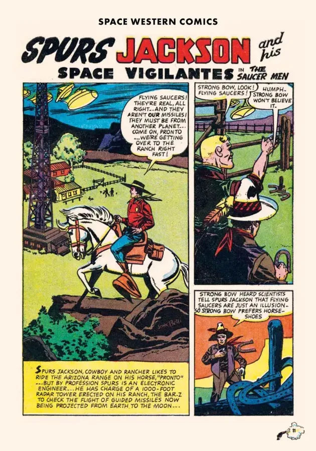 Space Western Comics: Cowboys vs. Aliens, Commies, Dinosaurs, & Nazis! US - Paperback / softback