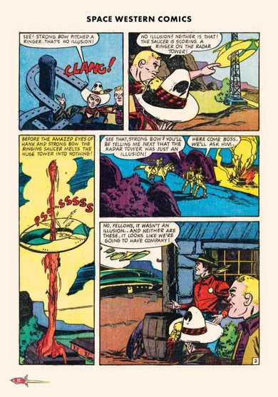 Space Western Comics: Cowboys vs. Aliens, Commies, Dinosaurs, & Nazis! US - Paperback / softback