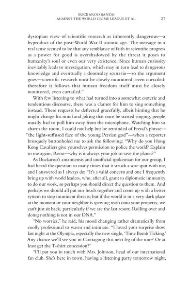 Buckaroo Banzai Against the World Crime League, Et Al: A Compendium of Evils US - Paperback / softback