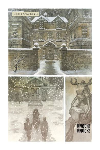 Four Gathered on Christmas Eve US - Hardback