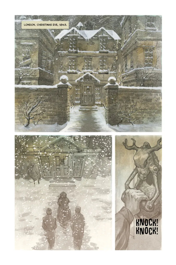 Four Gathered on Christmas Eve US - Hardback