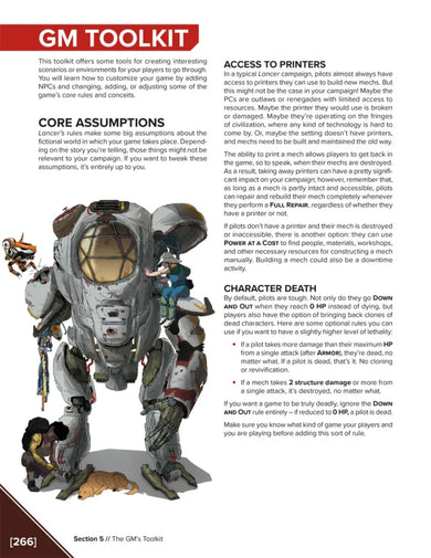 Lancer TTRPG Core Rulebook US - Hardback
