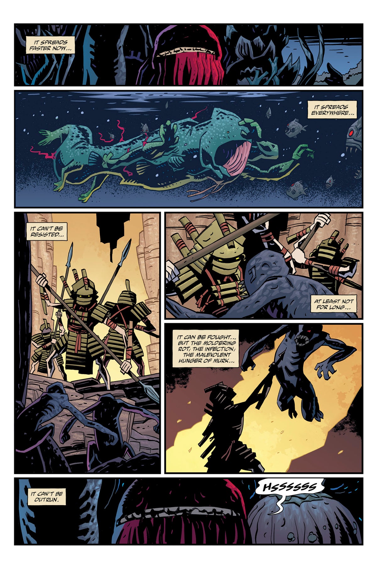 Frankenstein: New World Volume 3--The Speed of Darkness interior 5 (ISBN 9781506745923)