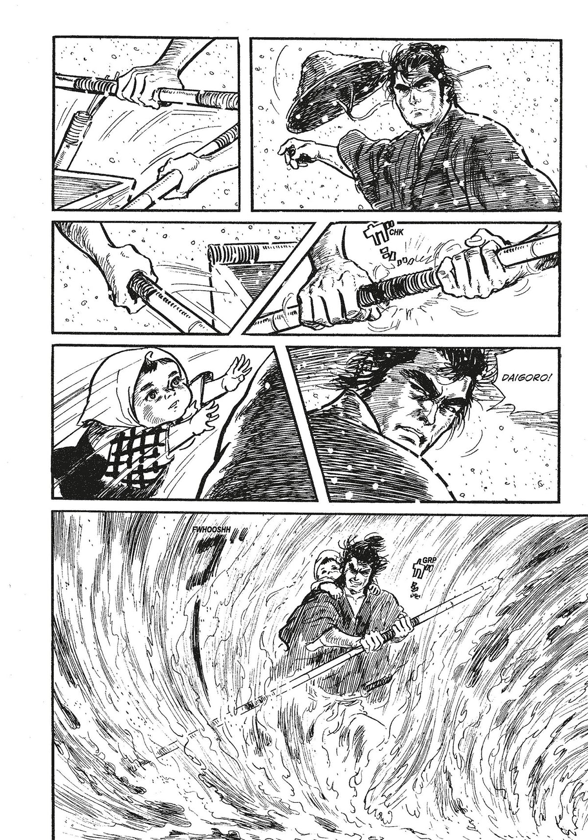 Lone Wolf and Cub Deluxe Edition Volume 4 interior 9 (ISBN 9781506747644)