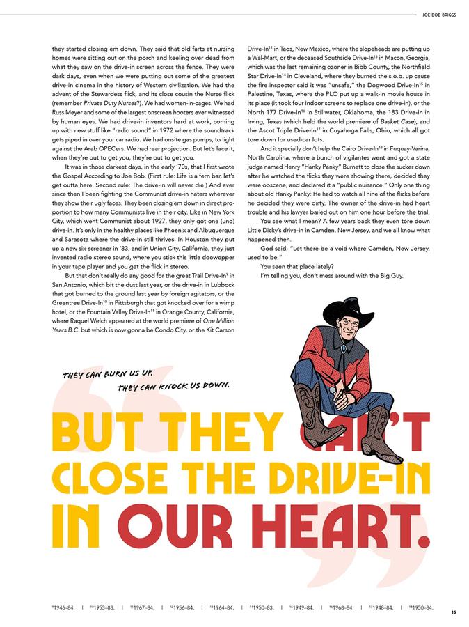 Joe Bob Goes to the Drive-In (Updated Edition) US - Hardback