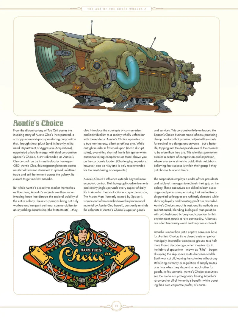 The Art of The Outer Worlds 2 US - Hardback