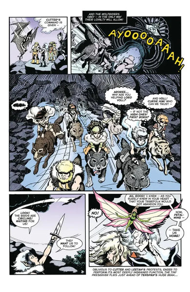 ElfQuest: The Original Quest: Book 3--Wolf Blood Caged US - Hardback