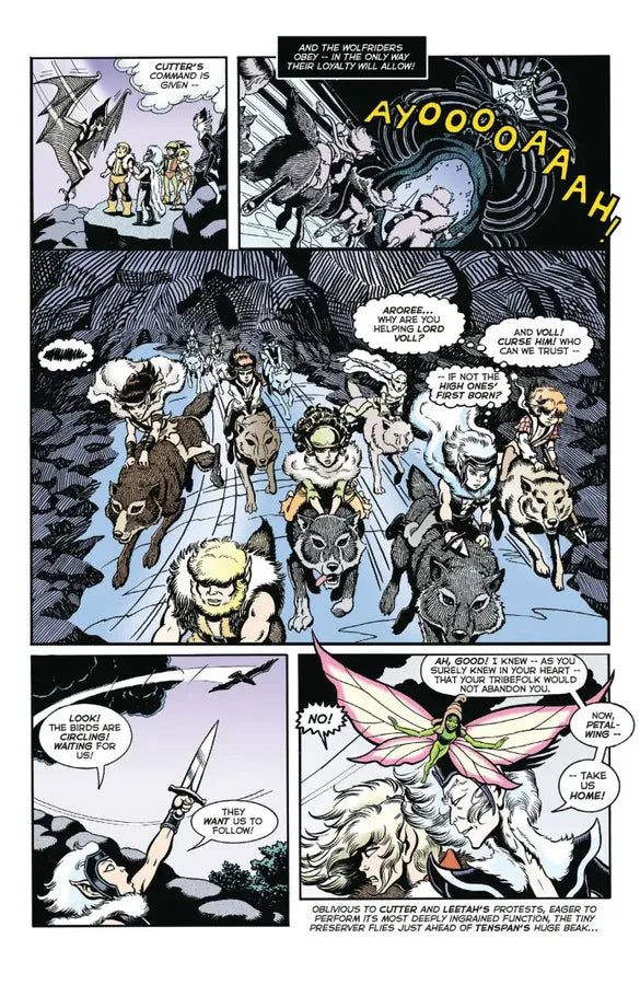 ElfQuest: The Original Quest: Book 3--Wolf Blood Caged US - Hardback