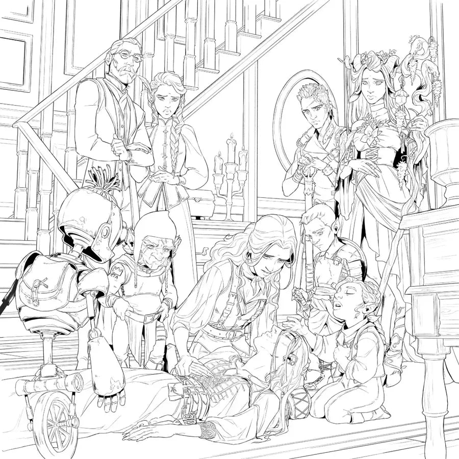 Critical Role: Bells Hells Coloring Book US - Paperback / softback
