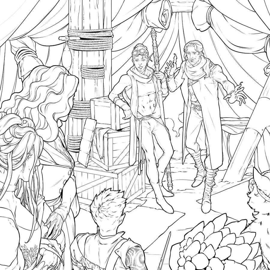 Critical Role: Bells Hells Coloring Book US - Paperback / softback