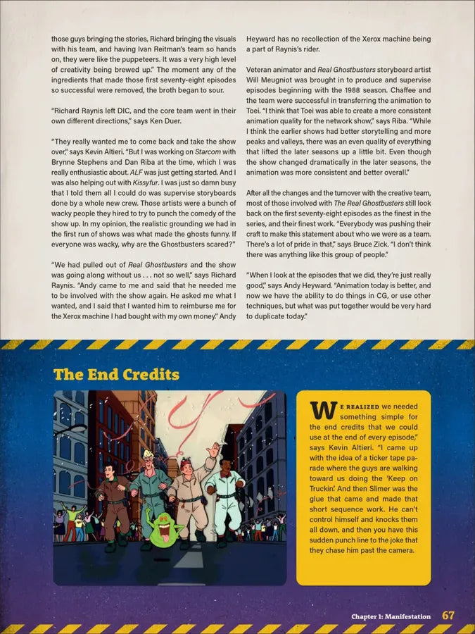 The Real Ghostbusters: A Visual History US - Hardback