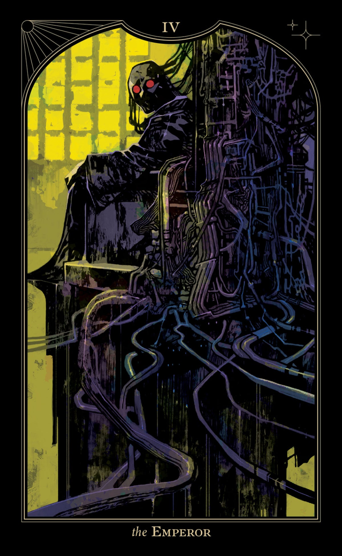 Cyberpunk 2077: Tarot Deck & Guidebook interior 2 (ISBN 9781506750071)