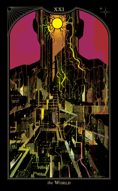 Cyberpunk 2077: Tarot Deck & Guidebook interior 4 (ISBN 9781506750071)