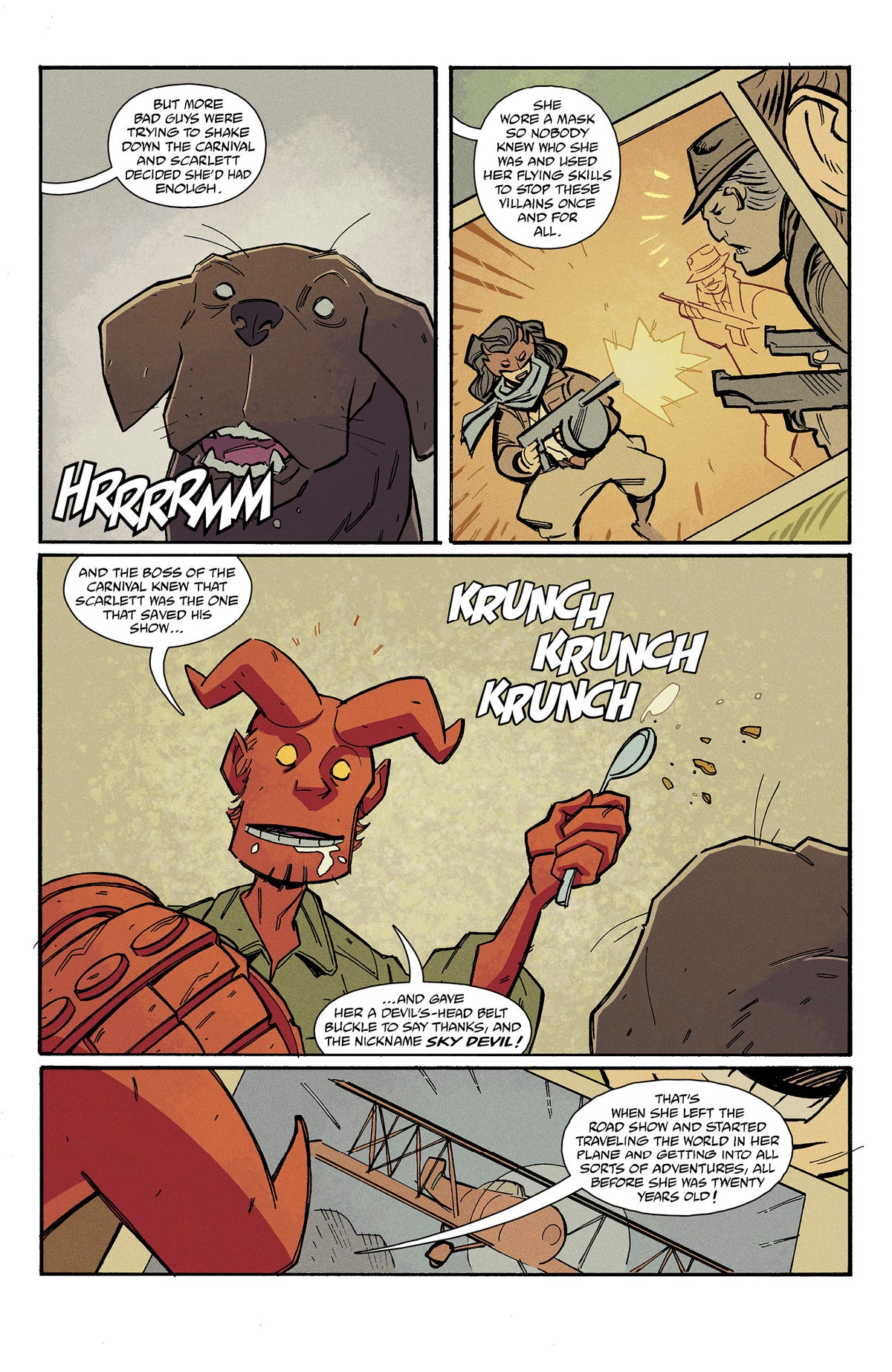 Young Hellboy: Thrilling Sky Adventures interior 2 (ISBN 9781506754826)
