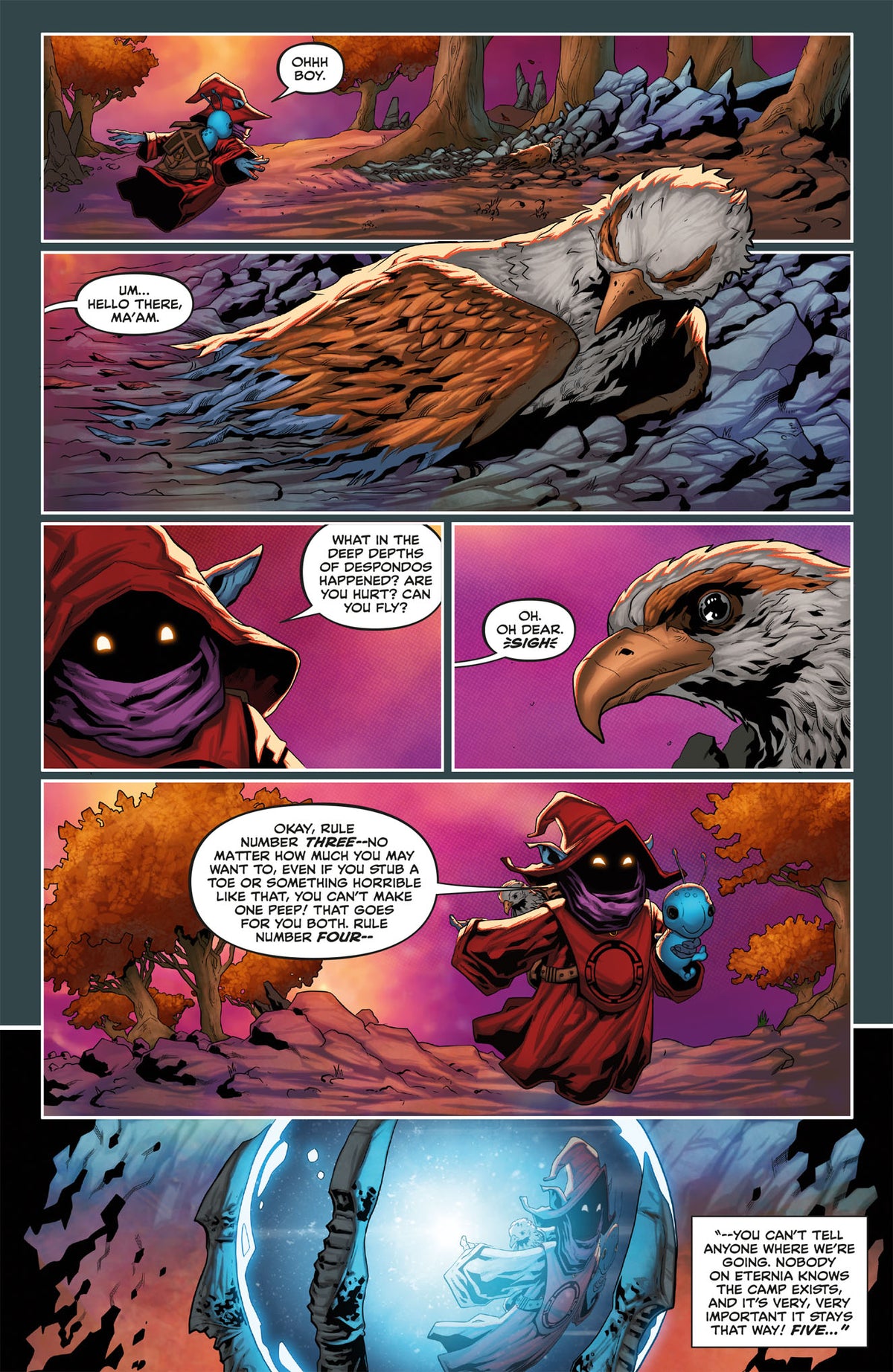 He-Man and the Masters of the Universe: The Wings of Fate interior 6 (ISBN 9781506755922)