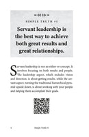 Simple Truths of Leadership Playbook US - Hardback