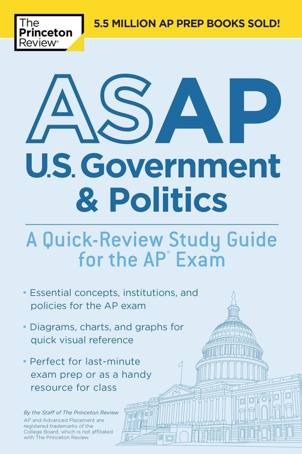 ASAP U.S. Government & Politics: A Quick-Review Study Guide for the AP Exam-Children’s Educational: general-買書書 BuyBookBook