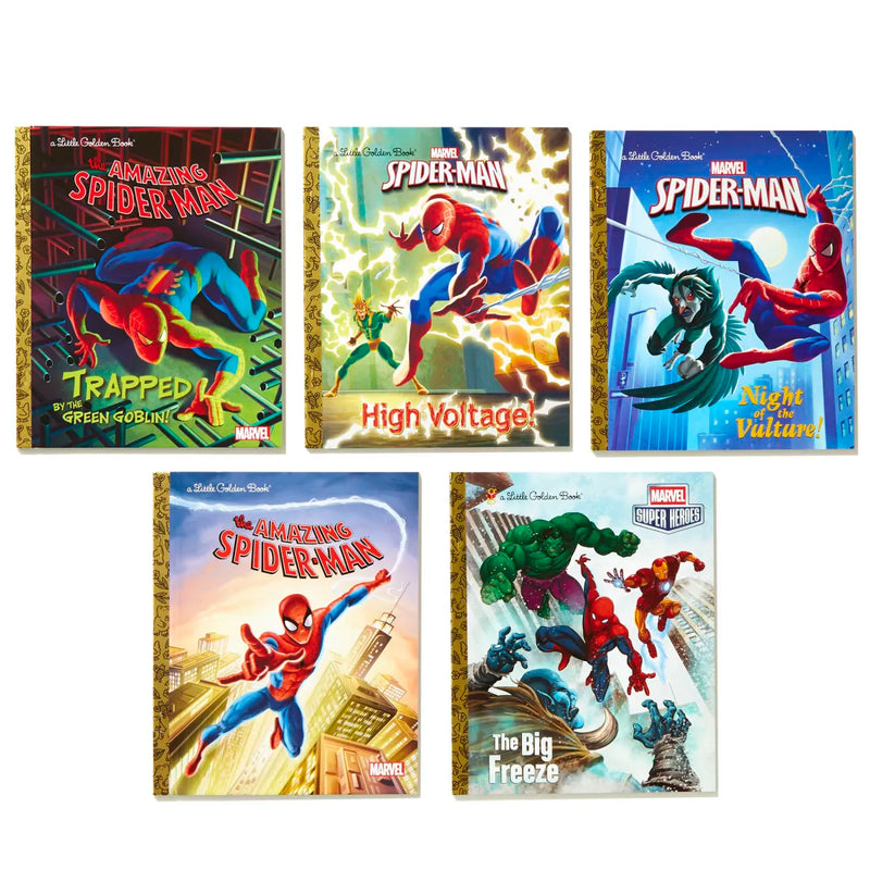 Spider-Man Little Golden Book Library (Marvel) US - Multiple-component retail product, boxed