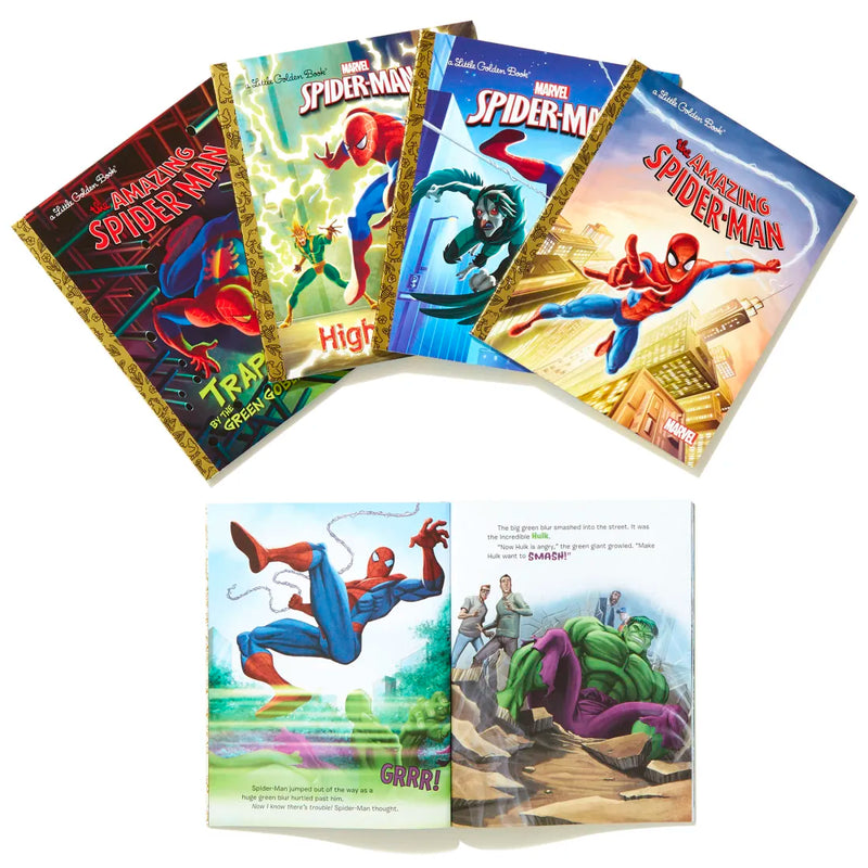 Spider-Man Little Golden Book Library (Marvel) US - Multiple-component retail product, boxed